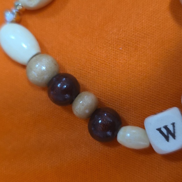 Taylor Swift inspired Life of a Showgirl Stretchy Friendship Bracelet - Picture 3 of 8